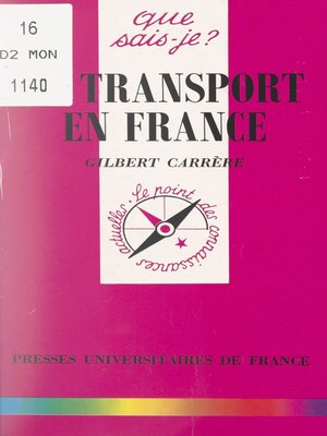cover image of Le transport en France